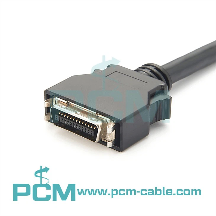 SCSI 26 Pin HPCN Txiv neej Rau Txiv Neej Crimp Latching Cable