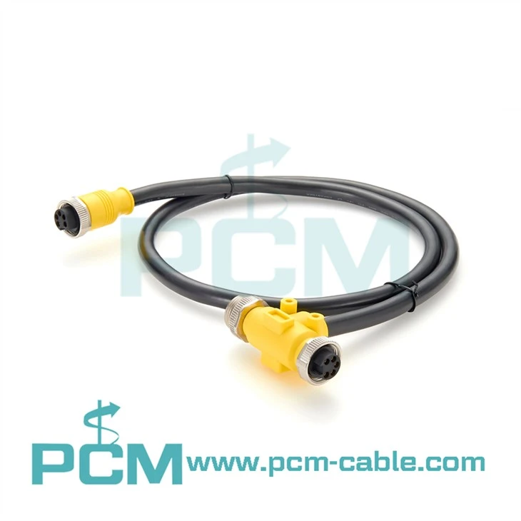 7/8 "Mini-Hloov T-splitter Nrog Cable