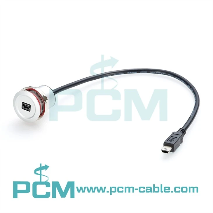 USB Mini B Cable Tau tshaj Harting