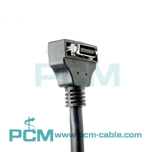 Lub kaum sab xis MDR Lub Koob Yees Duab Txuas Cable Ntsia Hlau Xauv