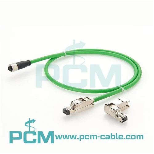 IE Txuas Cable M12 rau RJ45