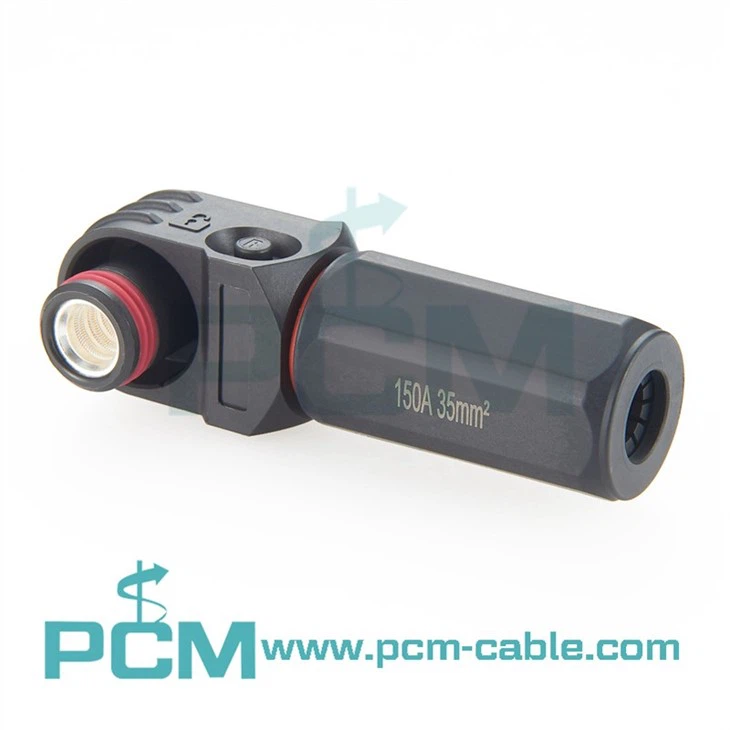High Current 120A Battery Connector Black 1000V Energy Storage