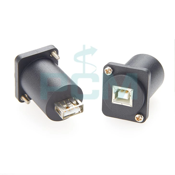 Chassis mount usb connectors