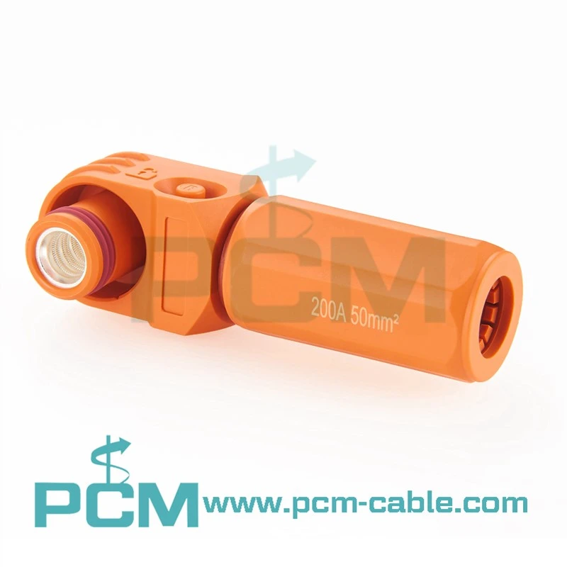 IP67 Energy Battery Storage Connector Plug Male Right Angle 200A 8mm 50mm2 IP67 Energy Battery Storage Connector Plug Male Right Angle 200A 8mm 50mm2