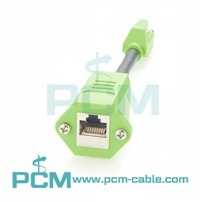 MIV 8 ETHNET CABLE MIVLE MIV8 Keystone Coupler Nkaus Nrog Txuas Txuas Cable