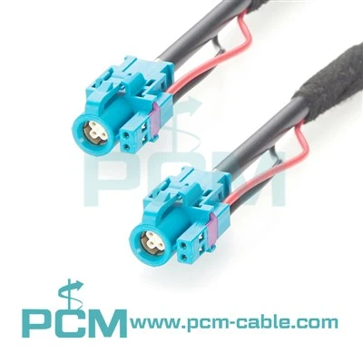 HSD 4+2 Pin Poj Niam Rau Poj Niam Txuas Cable Tsheb Hluav Taws Xob Hluav Taws Xob Rau Infotainment ADAS Thiab Telematics Systems
