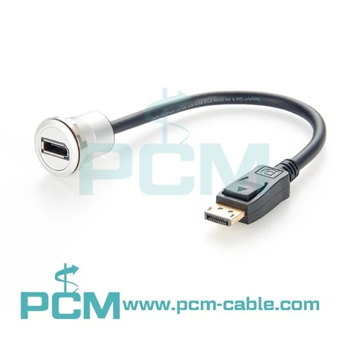 Vaj Huam Sib Luag Mount Displayport Coupler